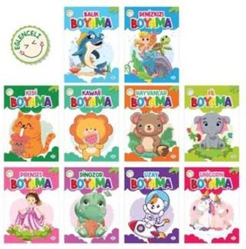 Eğlenceli Boyama Seti (10 Kitap) | Kitap Ambarı