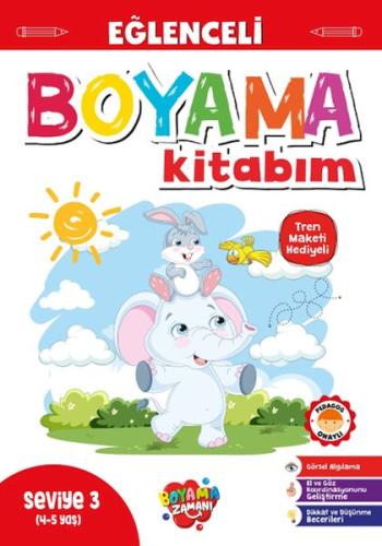 Eğlenceli Boyama – Seviye 3 (4-5 Yaş) | Kitap Ambarı