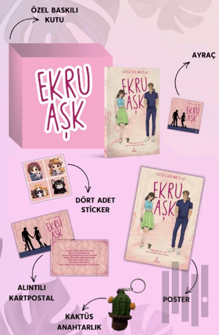 Ekru Aşk Özel Kutulu Set