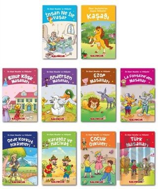 En Güzel Masallar ve Hikayeler Seti (10 Kitap Takım)
