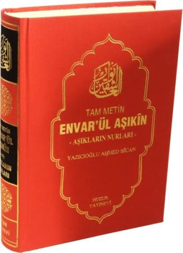 Envarül Aşıkın - Aşıkların Nurları (Tam Metin) (Ciltli) | Kitap Ambarı