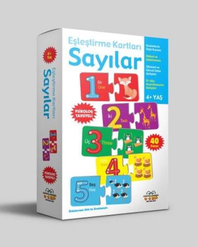 Eşleştirme Kartları Sayılar | Kitap Ambarı