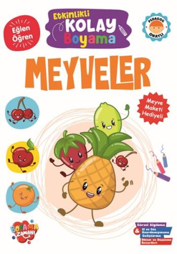 Etkinlikli Kolay Boyama -Meyveler | Kitap Ambarı