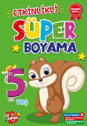 Etkinlikli Süper Boyama 5 Yaş | Kitap Ambarı