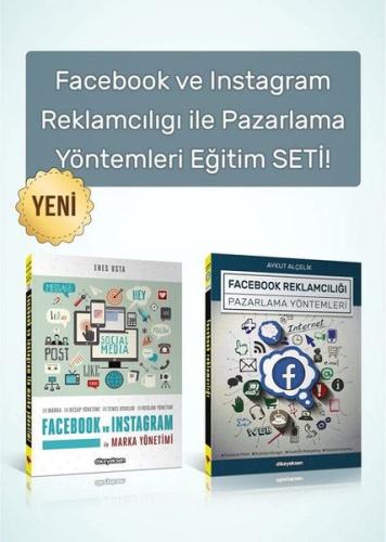 Facebook ve Instagram Reklamcılıgı ile Pazarlama Yontemleri Eğitim Seti - 2 Kitap Takım