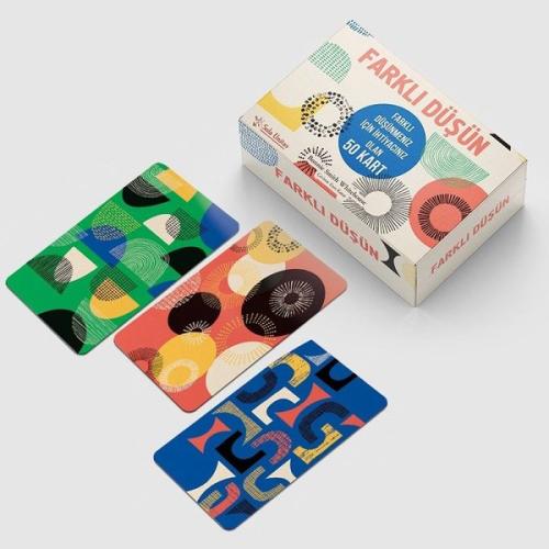 Farklı Düşün - Farklı Düşünmeniz için İhtiyacınız Olan 50 Kart (Ciltli)