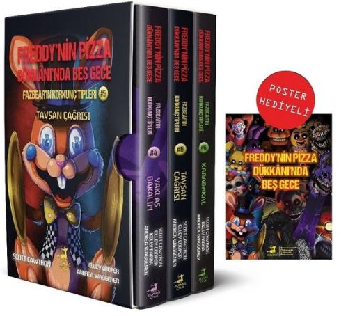 Fazbearin Korkunç Tipleri Poster Hediyeli Kutulu Set | Kitap Ambarı