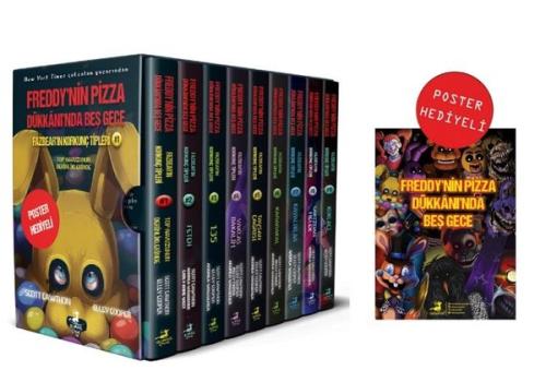Fazbear’In Korkunç Tipleri 9 Kitaplık Kutulu Set (Poster Hediyeli) | K