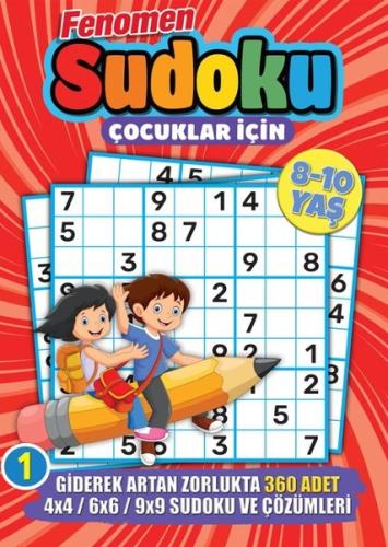 Fenomen Çocuklar İçin Sudoku 8 - 10 Yaş | Kitap Ambarı