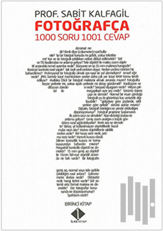 Fotoğrafça 1000 Soru 1001 Cevap | Kitap Ambarı