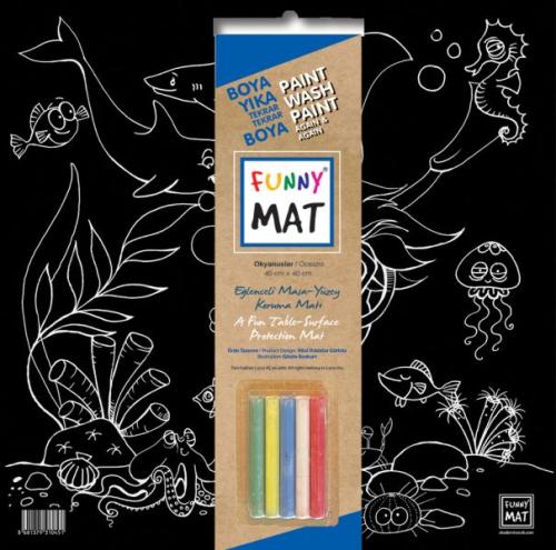 Funny Mat Black Okyanus (Tebeşirli) | Kitap Ambarı