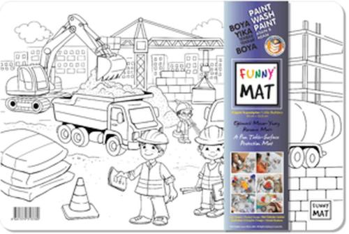 Funny Mat Küçük İnşaatçılar / Little Builders İkili Set | Kitap Ambarı