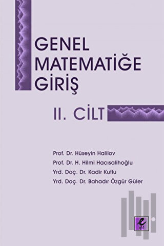 Genel Matematiğe Giriş 2. Cilt | Kitap Ambarı