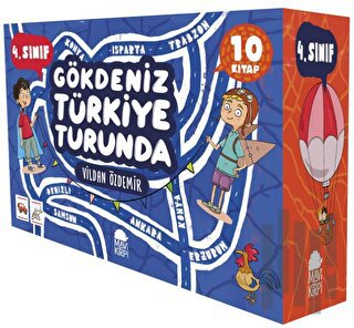Gökdeniz Türkiye Turunda 4. Sınıf Seti (10 Kitap) | Kitap Ambarı
