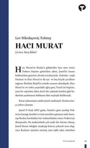 Hacı Murat | Kitap Ambarı