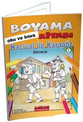Hacivat İle Karagöz - Bilmece Bildirmece Boyama Kitabı | Kitap Ambarı