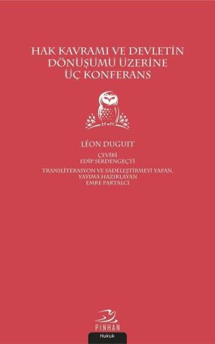 Hak Kavramı Devletin Dönüşümü Üzerine Üç Konferans