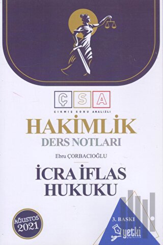 Hakimlik Ders Notları İcra İflas Hukuku | Kitap Ambarı