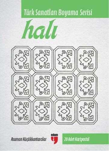 Halı - Türk Sanatları Boyama Serisi 20 Adet Kartpostal