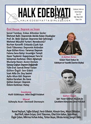 Halk Edebiyatı Dergisi Sayı: 53 Mart - Nisan 2023