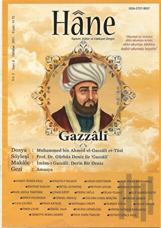 Hane Dergisi Yıl:2 - Sayı:6 - Gazzali Sayısı