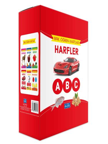 Harfler - Bak Öğren Kartlar | Kitap Ambarı