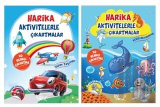 Harika Aktivitelerle Çıkartmalar Seti (2 Kitap Takım) | Kitap Ambarı