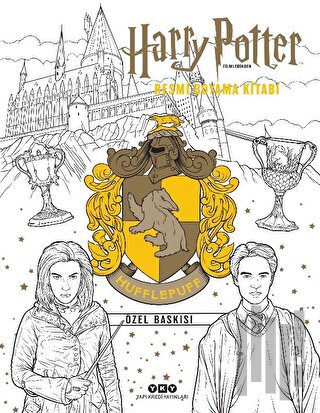 Harry Potter Filmlerinden Resmi Boyama Kitabı - Hufflepuff Özel Baskıs