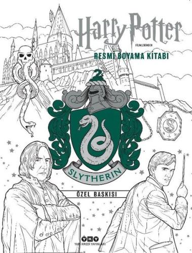 Harry Potter Filmlerinden Resmi Boyama Kitabı - Slytherin Özel Baskısı