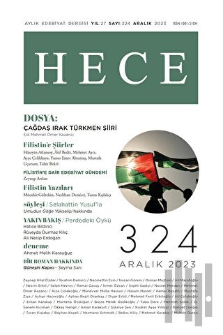 Hece Dergisi - Sayı: 324 Aralık 2023