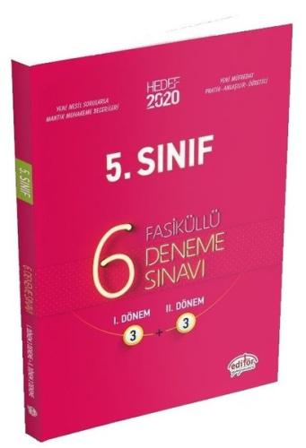 Hedef 2020 5.Sınıf 6 Fasiküllü Deneme Sınavı 3+3