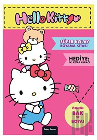 Hello Kitty Süper Kolay Boyama Kitabı | Kitap Ambarı