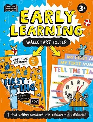 Help With Homework: 3+ Early Learning Wallchart Folder | Kitap Ambarı