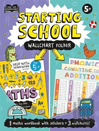 Help With Homework: 5+ Starting School Wallchart Folder | Kitap Ambarı