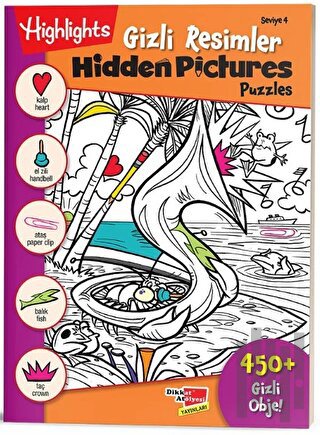 Hidden Pictures Gizli Resimler Seviye 4 | Kitap Ambarı