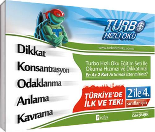 Hızlı Okuma 4 - 2 ile 4. Sınıflar İçin Dikkat ve Hızlı Okuma Seti