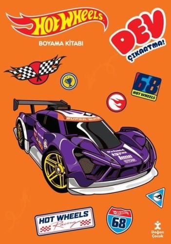 Hot Wheels - Dev Çıkartmalı Boyama Kitabı | Kitap Ambarı