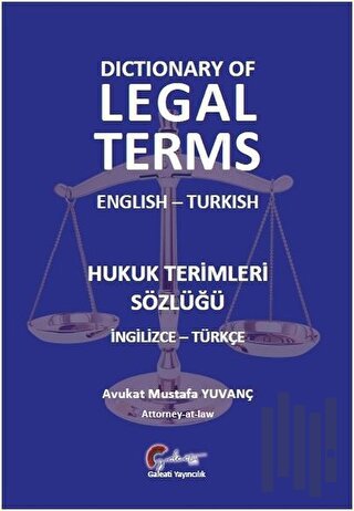 Hukuk Terimleri Sözlüğü (İngilizce-Türkçe) (Ciltli) | Kitap Ambarı