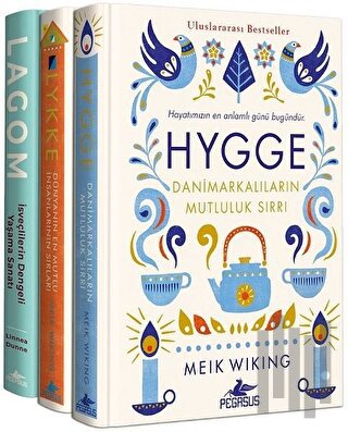 Hygge - Lykke - Lagom Set (3 Kitap Takım) (Ciltli) | Kitap Ambarı