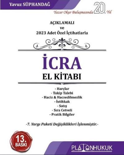 İcra El Kitabı - Açıklamalı ve 2023 Adet Özel İçtihatlarla