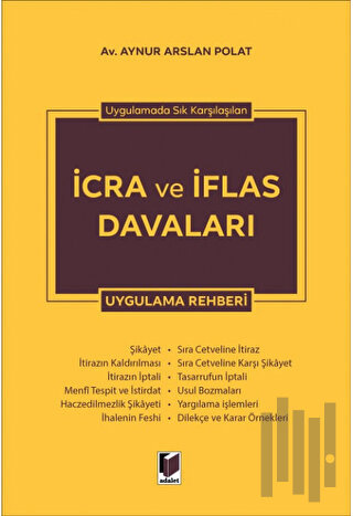 İcra ve İflas Davaları Uygulama Rehberi (Ciltli) | Kitap Ambarı