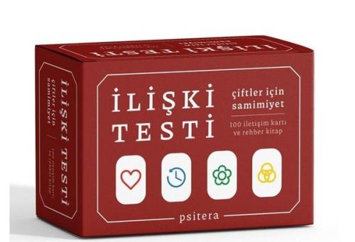 İlişki Testi - Çiftler İçin Samimiyet - 100 İletişim Kartı ve Rehber Kitap