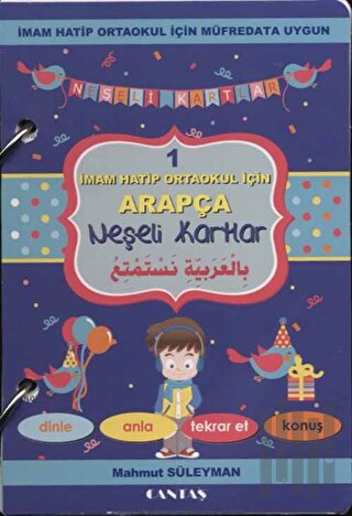İmam Hatip Okulları İçin Arapça Neşeli Kartlar 1 (Cd Ekli) | Kitap Amb