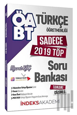 İndeks Akademi ÖABT Türkçe Öğretmenliği Sadece 2019 TÖP Soru Bankası Ç