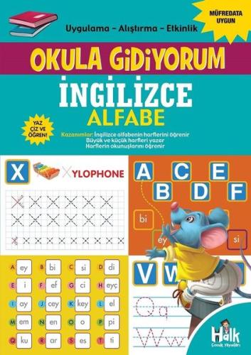 İngilizce Alfabe - Okula Gidiyorum | Kitap Ambarı