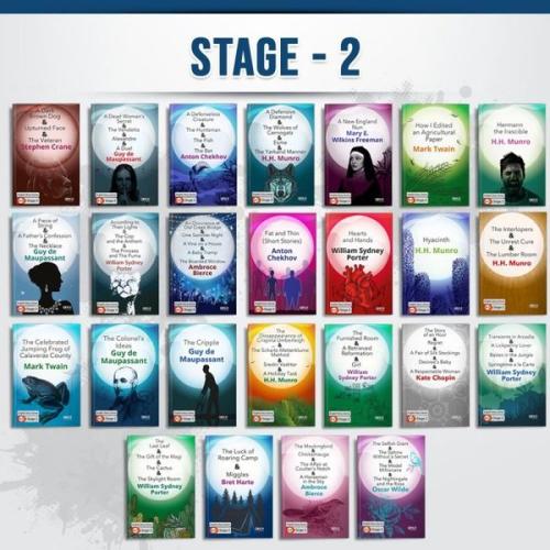 İngilizce Hikaye Kitabı Seti - 25 Kitap Takım - Stage 2 | Kitap Ambarı