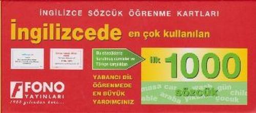 İngilizce İlk 1000 Sözcük Kartları - Kutulu