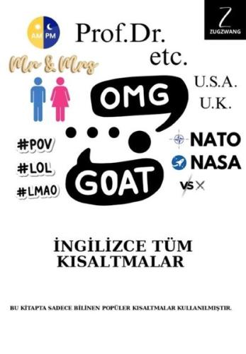 İngilizcede Tüm Kisaltmalar | Kitap Ambarı