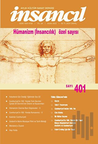 İnsancıl Dergisi Sayı: 401 Aralık 2023 | Kitap Ambarı