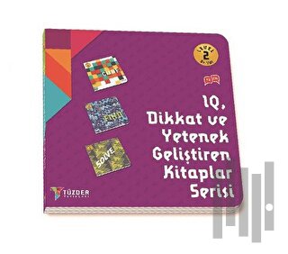 IQ Dİkkat ve Yetenek Geliştiren Kitaplar Serisi Level 2 (3 Kitap Takım) 5+ Yaş
